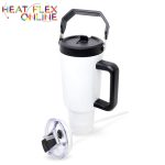 Sublimation White 40OZ Fat Jack Stainless Steel