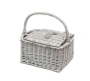 Wooden Romance Picnic Basket Storage Basket Pack Of 1