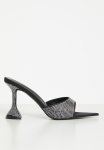 Duchess Mule - Black Satin