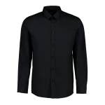 Men&apos S Slim Fit Smart Black Shirt
