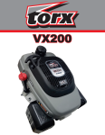 Torx VX200 Engine 196CC 6.5HP Vertical Shaft