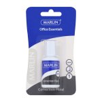 Marlin Office Essentials Correction Fluid Bottle 20ML With Brush 1'S Quick Dry Pack Of 12