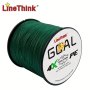 LineThink GOAL 300M/328YDS 4.54-45.36 KG 4-Strand Braided Line Multifilament PE Fishing Line Smooth Casting High Strength Anti-abrasion