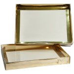 Rose Gold See Through Thin Box 25.5×19.5X3CM