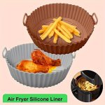 Versatile Silicone Fryer Pan - Heat Resistant Food Grade Recyclable Baking Mat For Home & Rv Kitchens