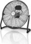 Mellerware Velocity 16 - Steel 3 Speed Floor Fan 40CM 35W Black