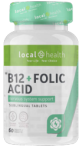 Local Health B12 + Folic Acid Tabs 60