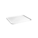 Pp Rectangular Lid White 250 500G