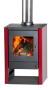 Megamaster Bosca Gold Burgandy 380 Closed Combustion Fireplace
