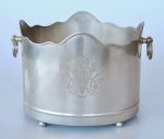 Pewter Wine Bucket scalloped Edge – 25X34X24CM