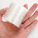 100 Meters 0.7MM Transparent Elastic Rope Round Rubber Wire For Jewelry Making Supplies Diy Beaded Bracelet