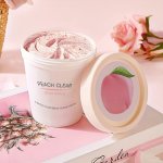 Heyxi 200ML Honey Peach Clear Body Scrub Cream Moisturizing Nourishing