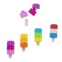 Puzzle Lolly Eraser -green & Blue