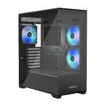 Raidmax I801 Atx|micro-atx|mini-itx|e-atx Argb Gaming Chassis - Black