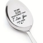1PC Spoon For My Son Daughter I Love Your Inspiring Gift Spoon Mother Gift For Son Daughter Son Gift Party Spoon Party Gift