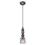 Nottingham Glass And Metal Pendant Light
