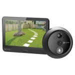 HP4 Wire-free Video Peephole Doorbell With 4.3-INCH Screen 155 View 2MP