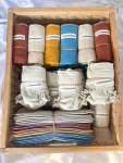 Full Time Newborn Mixed Cloth Nappy Pack - Small And Medium Mixed Flats Set