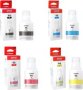 Canon GI-46 Original Ink Bottle Multipack Black Cyan Magenta Yellow