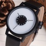 New Creative Dial Quartz-watch Simple Lovers' Wristwatch Ideal Choice For Gifts