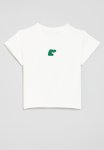 PoP Candy Dino Print Crew Neck Tee-white