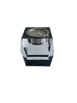 Laser Edge Votive Short Black 80MM X 80MM X80MM