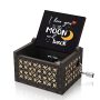 You Are My Sunshine Wooden Colorful Black Music Box I Love You To The Moon And Back Vintage Hand Crank Musical Box Gifts For