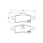 Stone Brake Pad Set Rear SP30480