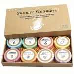 Shower Steamers - 8 Pack Shower Bombs Gifts For Her With Essential Oil For Home Spa Self-care & Relaxation Valentine's Birthday