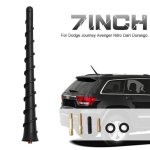 Universal 17.78CM Car Antenna - Am fm Radio Signal Reception Roof Mount Stereo Aerial Booster With Installation Screws Compatibl