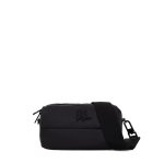 K monogram Padded Crossbody -black