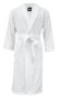 & 39 S Bathrobe Velour Shawl Collar One Size Fits All - Waffle Feel White