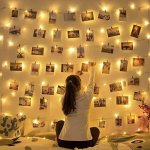 1 Pack Photo Clip String Lights Battery Operated For Hanging Photos Pictures Cards Memo Teens Girls Birthday Bedroom Party Chris