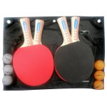 Donnay 4 Player Set With Ace Bats
