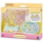 Sylvanian Baby Triplets Bath Set
