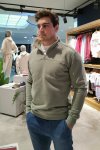 Classic Half-zip Pullover In Spanish Moss - 2XL