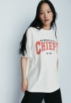Long Printed T-Shirt - White Multi