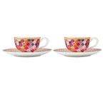 Maxwell & Williams Kasbah Rose 85ML Espresso Cup And Saucer Set