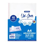 Marlin Adjustable Book Covers A4 10'S 120 Micron