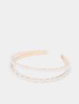 Daisy Pearl Double Hairband - 0 Pearl