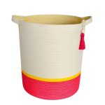 Floor Basket - Celebrate Spring & Summer - Pink & Yellow