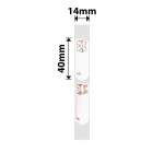 NB298 - - D11 D101 D110 H1S - 14X40MM - 160 School Rabbit Labels