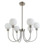 Lexia Satin Chrome Chandelier