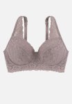 Plus Aina Non Padded Bralette - Beige