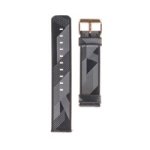 Nylon Patterned Watch Strap - Garmin Venu/ Vivomove 3/ Vivoactive 3/ Forerunner 245/ Forerunner 645 Dark And Light Grey