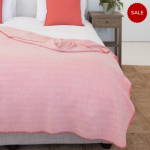 Winter Herringbone Dark Coral natural - 160 X 220 Cm