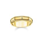 Men's Ring Angular Gold - 60