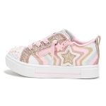Skechers Girls Children Twinkle Sparks Slip On Sneaker In Rosegold - Rosegold 13