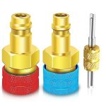R1234YF To R134A Adapter Kit R1234YF To R134A High & Low Side Quick Coupler Adapters R134A To R1234YF Adapter Quick Couplers Kit