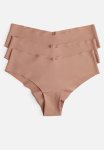 3-PACK Invisible Hipster Briefs - Beige